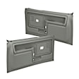 12-45F-MGR Front, Driver and Passenger Side Door Trim Panel - Medium Gray Full Power