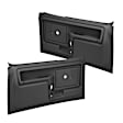 12-45L-DGR Front, Driver and Passenger Side Door Trim Panel - Dark Gray Power Locks Only
