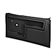 12-45N-BLK Front, Driver and Passenger Side Door Trim Panel - Black No Power