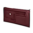 12-45W-MR Front, Driver and Passenger Side Door Trim Panel - Maroon Power Windows Only