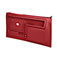 12-45W-RD Front, Driver and Passenger Side Door Trim Panel - Red Power Windows Only