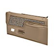 12-46F-LBR Front, Driver and Passenger Side Door Trim Panel - Light Brown Full Power