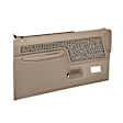 1988 Ford Bronco - Front, Driver and Passenger Side, Door Trim Panel, Full Power Only; Padded Armrest; Weather Stripping; New Fasteners, Medium Brown