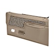 1988 Ford Bronco - Front, Driver and Passenger Side, Door Trim Panel, Full Power Only; Padded Armrest; Weather Stripping; New Fasteners, Medium Brown