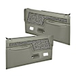12-46F-TGR Front, Driver and Passenger Side Door Trim Panel - Taupe Gray Full Power