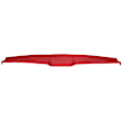 2009 Ford Mustang - Dash Cover, Red, Molded; Overlay Over Factory Dash, Plastic Dash Only