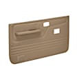 12-50F-LBR Front, Driver and Passenger Side Door Trim Panel - Light Brown Full Power