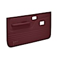 12-50F-MR Front, Driver and Passenger Side Door Trim Panel - Maroon Full Power