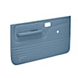 1988 Ford Bronco II - Front, Driver and Passenger Side, Door Trim Panel, No Power Only; Padded Armrest; New Fasteners, Blue