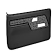 12-55F-BLK Front, Driver and Passenger Side Door Trim Panel - Black Full Power