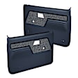 12-55N-DBL Front, Driver and Passenger Side Door Trim Panel - Blue No Power