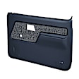 12-55N-DBL Front, Driver and Passenger Side Door Trim Panel - Blue No Power