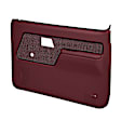 12-55N-MR Front, Driver and Passenger Side Door Trim Panel - Maroon No Power