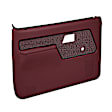 12-55N-MR Front, Driver and Passenger Side Door Trim Panel - Maroon No Power