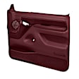 12-92F-MR Front, Driver and Passenger Side Door Trim Panel - Maroon 2 Door Full Power