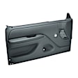 1995 Ford F-150 - Black, No Power, Front, Driver and Passenger Side, Door Trim Panel