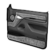 12-94F-DGR Front, Driver and Passenger Side Door Trim Panel - Dark Gray 4 Door Full Power