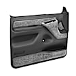 12-94F-DGR Front, Driver and Passenger Side Door Trim Panel - Dark Gray 4 Door Full Power