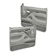 12-94F-LGR Front, Driver and Passenger Side Door Trim Panel - Light Gray 4 Door Full Power