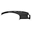 12-974-BLK Black, Molded, ABS Thermoplastic, Dash Cover Overlay 