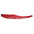 12-974-RD Red, Molded, ABS Thermoplastic, Dash Cover Overlay 