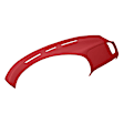 12-974-RD Red, Molded, ABS Thermoplastic, Dash Cover Overlay 