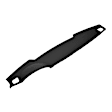 13-508LL-BLK Black, Molded, ABS Thermoplastic, Dash Cover Overlay 