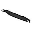 13-508LL-BLK Black, Molded, ABS Thermoplastic, Dash Cover Overlay 
