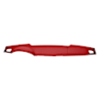 13-508LL-RD Red, Molded, ABS Thermoplastic, Dash Cover Overlay 