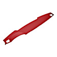 13-508LL-RD Red, Molded, ABS Thermoplastic, Dash Cover Overlay 
