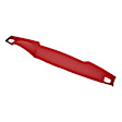 13-508LL-RD Red, Molded, ABS Thermoplastic, Dash Cover Overlay 