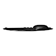 16-350LL-BLK Black, Molded, ABS Thermoplastic, Dash Cover Overlay 
