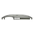 16-350LL-LGR Light Gray, Molded, ABS Thermoplastic, Dash Cover Overlay 