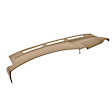 18-216LL-NTL Neutral, Molded, ABS Thermoplastic, Dash Cover Overlay 