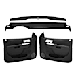 18-207C74F-BLK Interior Restoration Kit - Black,  Dash Cap, Instrument Panel Cover, Direct Fit, Kit
