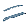 18-207C-LBL Light Blue, Molded, ABS Thermoplastic, Dash Cover Overlay 