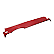 18-207C-RD Red, Molded, ABS Thermoplastic, Dash Cover Overlay 
