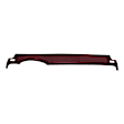 18-207-MR Maroon, Molded, ABS Thermoplastic, Dash Cover Overlay 