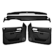 18-207SC74F-BLK Interior Restoration Kit - Black,  Dash Cap, Instrument Panel Cover, Direct Fit, Kit