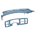 18-216C-LBL Light Blue, Molded, ABS Thermoplastic, Dash Cover Overlay 