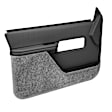 18-27F-DGR Front, Driver and Passenger Side Door Trim Panel - Dark Gray
