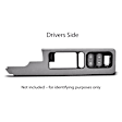 18-27F-DGR Front, Driver and Passenger Side Door Trim Panel - Dark Gray