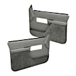 18-27F-MGR Front, Driver and Passenger Side Door Trim Panel - Medium Gray Full Power