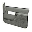 18-27F-MGR Front, Driver and Passenger Side Door Trim Panel - Medium Gray Full Power