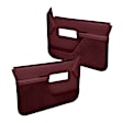 1990 Chevrolet C1500 - Maroon, Front, Driver and Passenger Side, Door Trim Panel