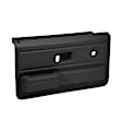 18-33-BLK Front, Driver and Passenger Side Door Trim Panel - Black No Power