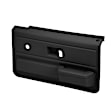 18-33-BLK Front, Driver and Passenger Side Door Trim Panel - Black No Power