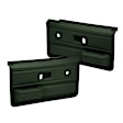 18-33-GRN Front, Driver and Passenger Side Door Trim Panel - Dark Green