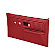 18-34L-RD Front, Driver and Passenger Side Door Trim Panel - Red Power Locks Only