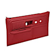 18-34L-RD Front, Driver and Passenger Side Door Trim Panel - Red Power Locks Only